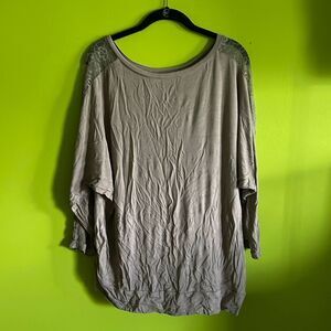 Torrid Mauve Super Soft Knit Long Sleeve Top Size 1